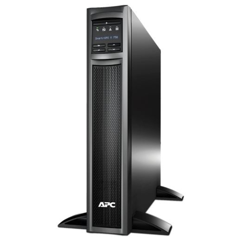 APC Smart-UPS 750VA (600W) 2U Rack/ Tower. 230V Input/Output. 8x IEC C13 Outlets. With Battery Backup. Intuitive LCD interface. USB, RJ-45 Serial, & SmartSlot Connectivity Audible Alarm.