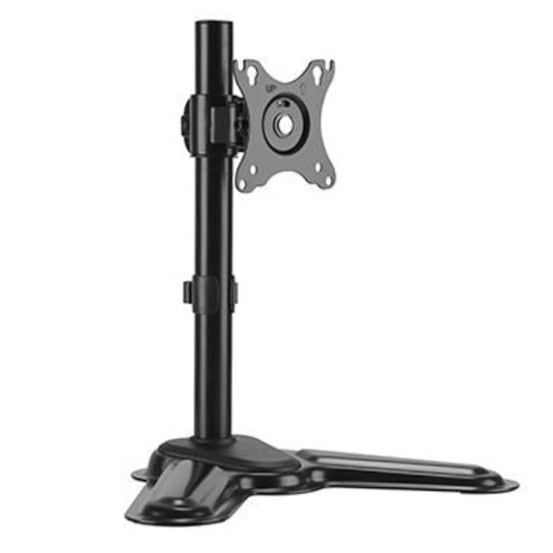 BRATECK 17-32″ Single Screen Articulating Monitor Stand. Free-Tilting Design, Sturdy Steel Base, 360 Rotary VESA Plate. VESA 75×75, 100×100, Max Load 8Kgs. Built-in Cable Management.