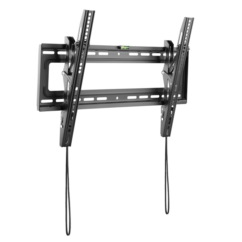 BRATECK 40″-70″ Tilt Curved & Flat Panel TV Wall Mount. Max load 50kg. TV to Wall: 40mm. Max VESA 600×400 Colour: Black.