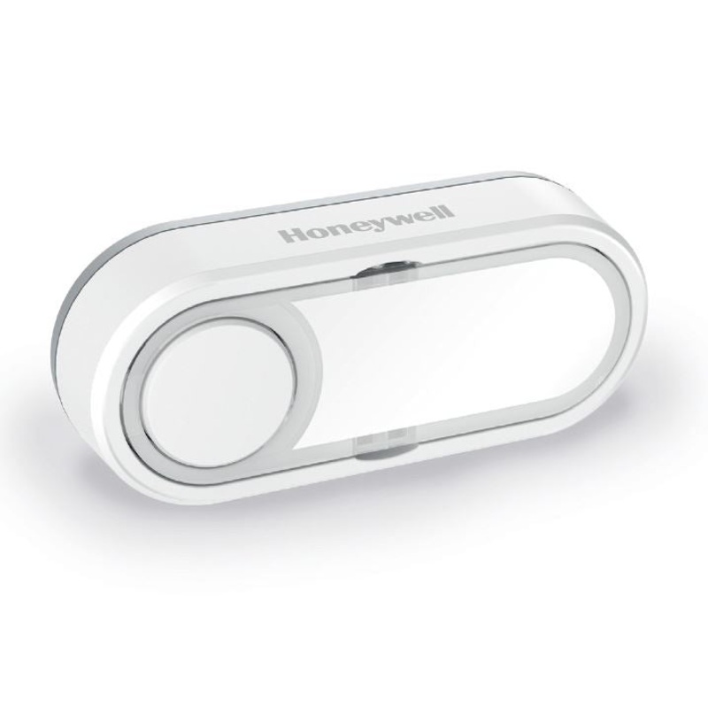 HONEYWELL Wireless Push Button with Nameplate and LED Confidence Light. Landscape, 200m Wireless, IP55, Secret Knock Function. White Colour. STOCK CLEARANCE SALE Up to 65% OFF