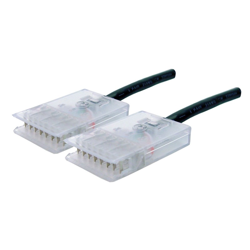 DYNAMIX 1.5m 4x Pair 110/110 Cat5e Patch Lead: Default Black, A spec *** CABLES MADE TO ORDER 7-10 WORKING DAY LEAD TIME