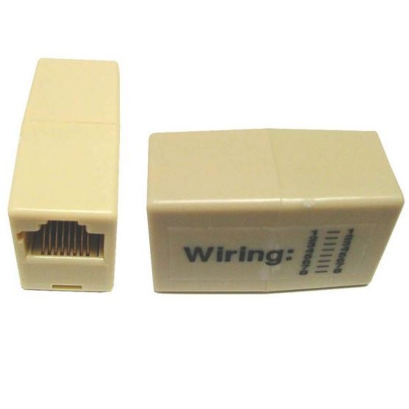 DYNAMIX Voice Rated RJ45 8C Joiner, 2-Way (2x RJ45 Sockets) *Not to be used on Data Network*