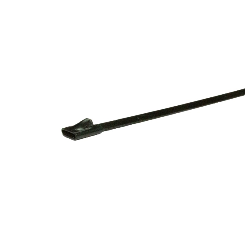 POWERFORCE Cable Tie 316SS 200mm x 4.6mm Pack of 100. Self Locking Ball-lock design. Temp Range: -80C to +500C. Weather, Water, Salt Spray, Corrosion, Fire and UV Resistant.  Non-magnetic.