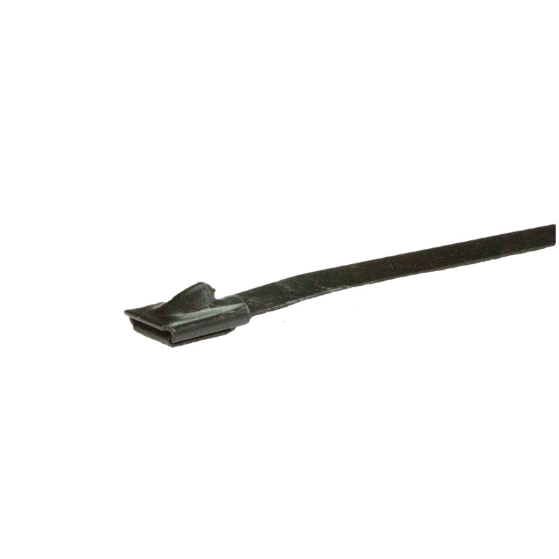 POWERFORCE Cable Tie 316SS 300mm x 8mm Pack of 50. Self Locking Ball-lock design. Temp Range: -80C to +500C. Weather, Water, Salt Spray, Corrosion, Fire and UV Resistant.  Non-magnetic.