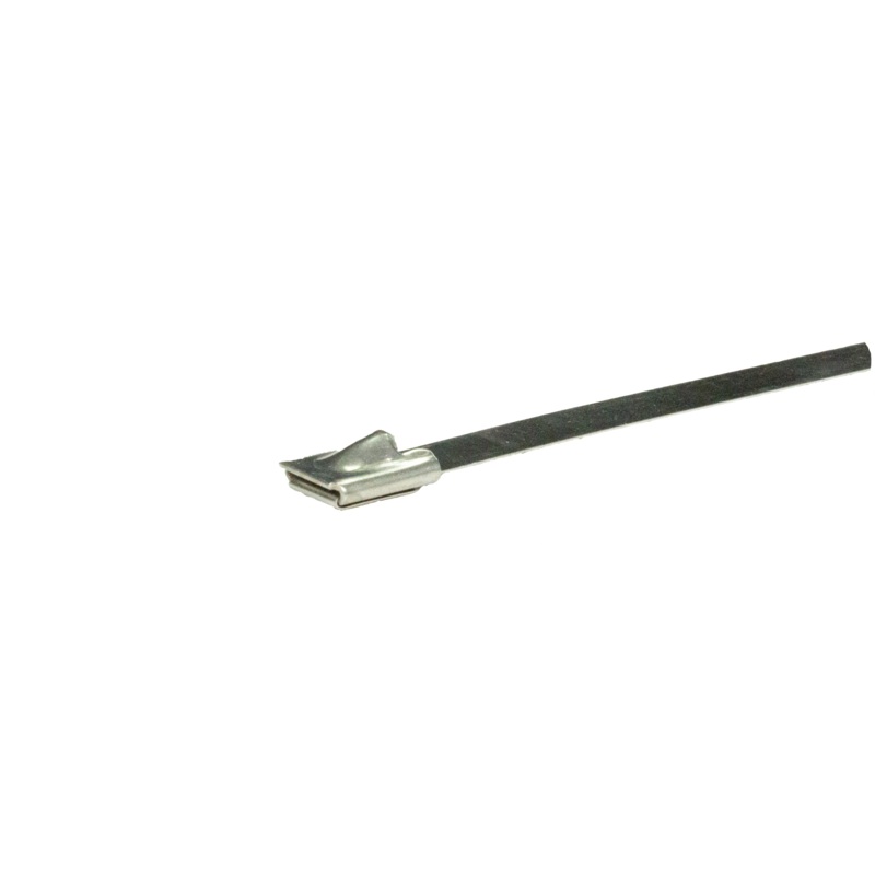 POWERFORCE Cable Tie 316SS 360mm x 8mm Pack of 50. Self Locking Ball-lock design. Temp Range: -80C to +500C. Weather, Water, Salt Spray, Corrosion, Fire and UV Resistant.  Non-magnetic.