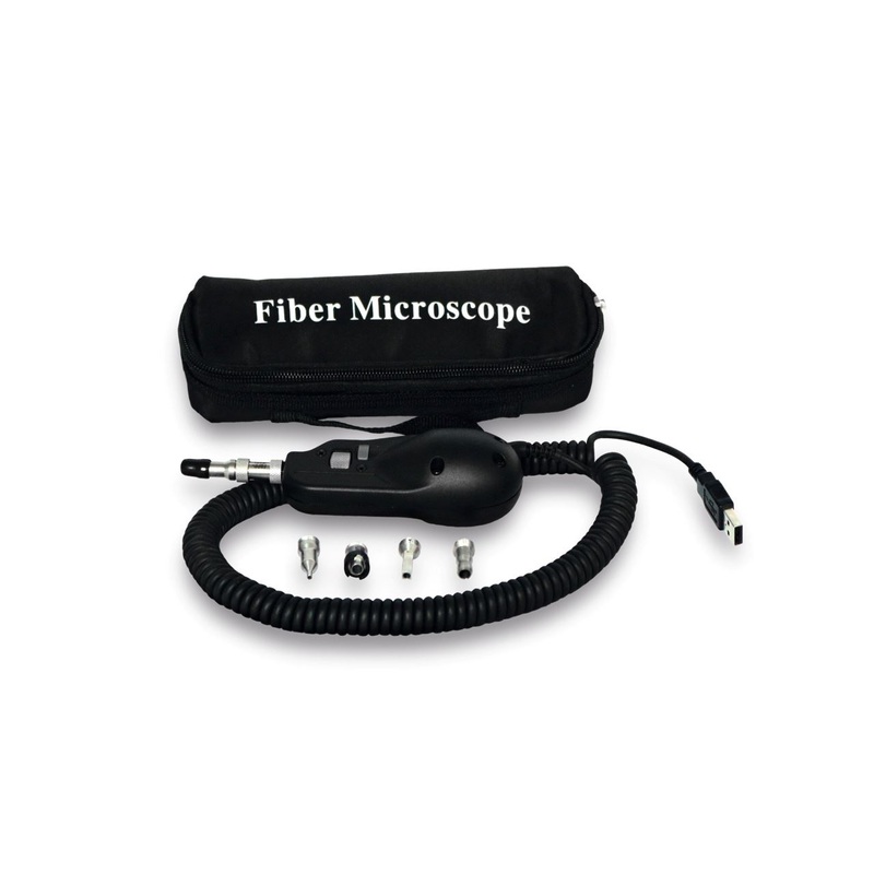 WIREXPERT Digital Fiber Microscope Inspection Kit. Connect via USB. Includes Tips for FC, LC, SC, U12M.   *Bought in to Order – 14 Day Lead