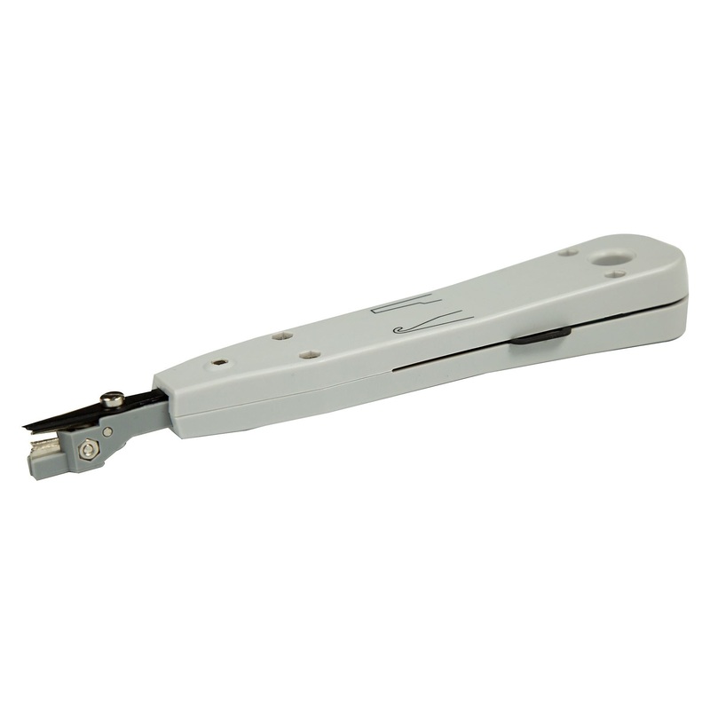 DYNAMIX Punch Down Tool for Krone Blocks. Inserts & Cuts the Wire. Easy Push Down Action. Spring Loaded Mechanism. Includes Built-in Hook & Extractor.