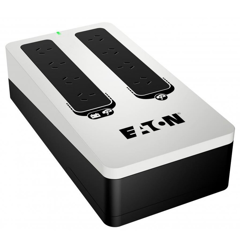 EATON 3S 600VA / 360W Standby Power Board UPS. Outlets with Surge Protection, On / Off Button, LED Interface, Reset Button (Circuit Breaker), Wall-mount. 3-5 days lead time if out of stock