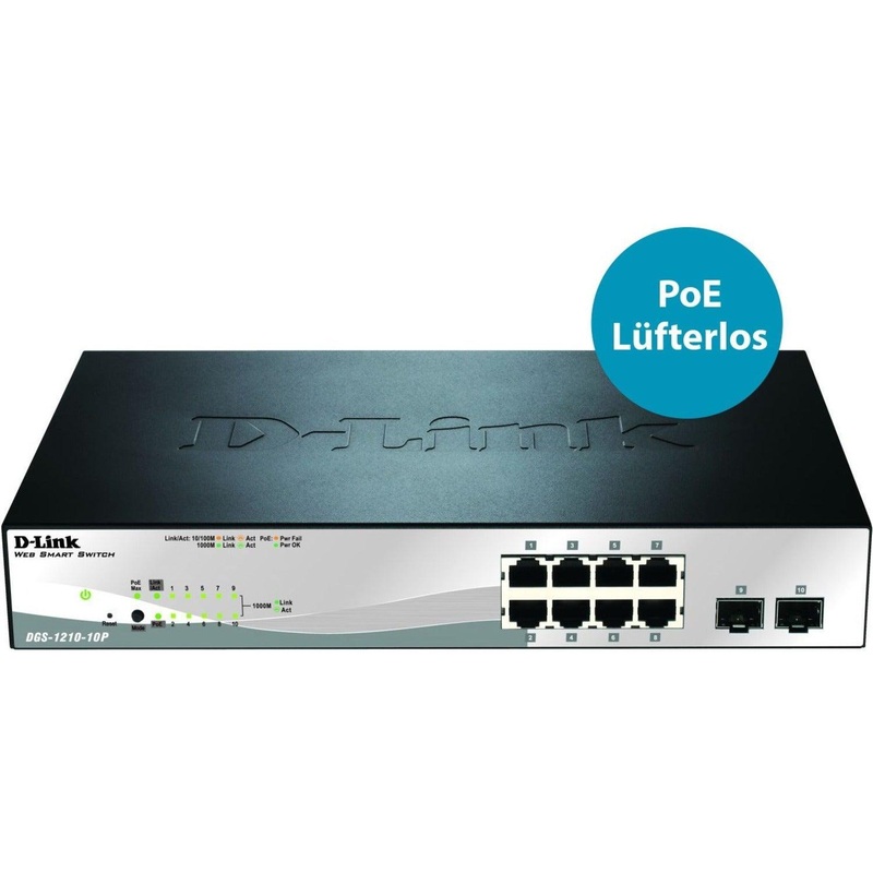 10-PORT POE WEBSMART SWITCH