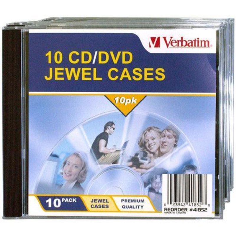 10pk Empty CD/Dvd jewel cases premium quality
