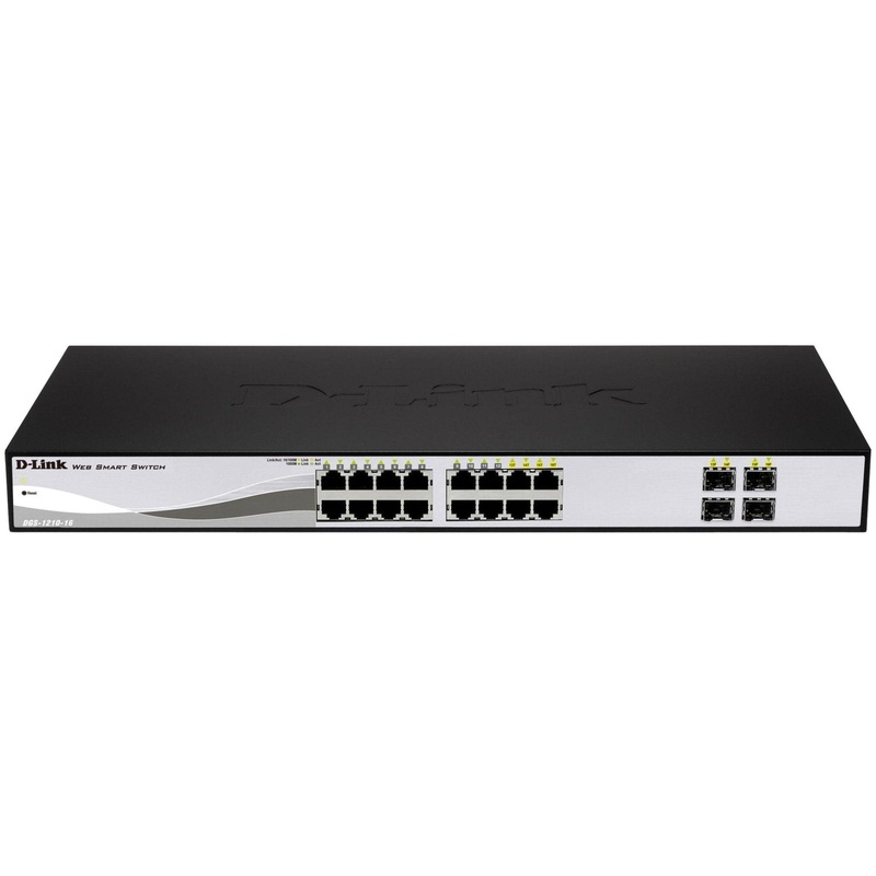 16-Port 10/100/1000Mbps + 4-Port SFP.