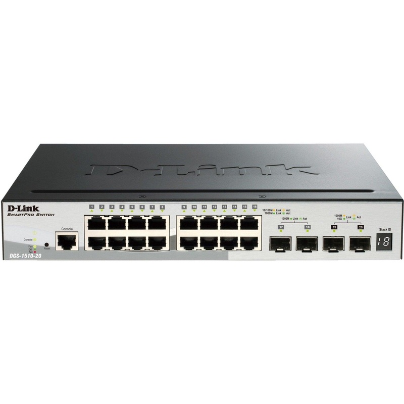 20-Port G bit Stackable Switch + 16 UTP