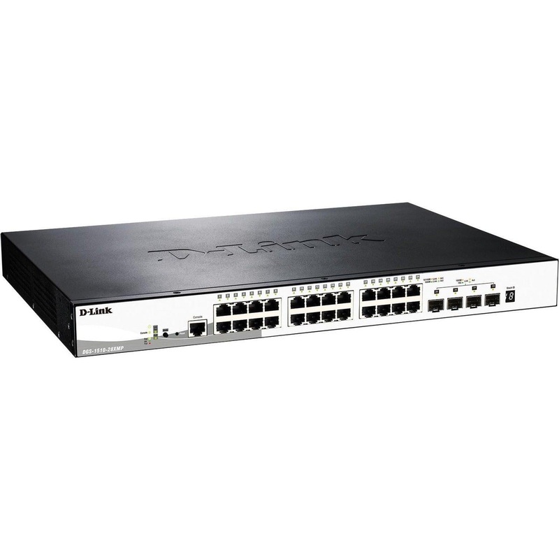 28-Port Gigabit Stackable POE Switch