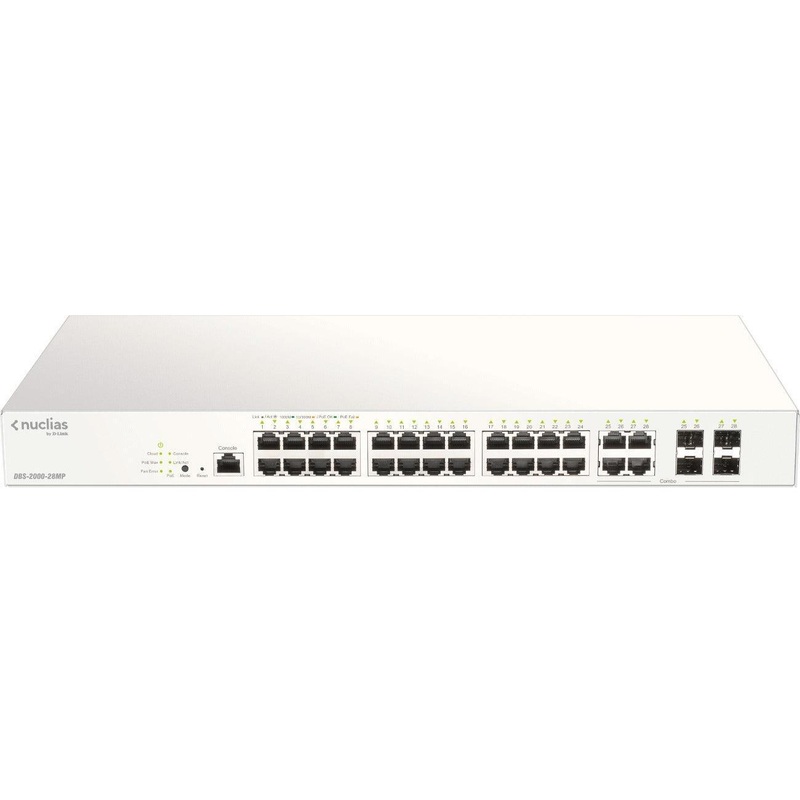 28PORT NUCLIAS CLOUD MGD POE SWITCH 370W