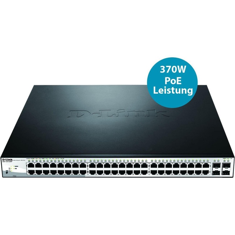 52-Port Gigabit WebSmart PoE Switch with