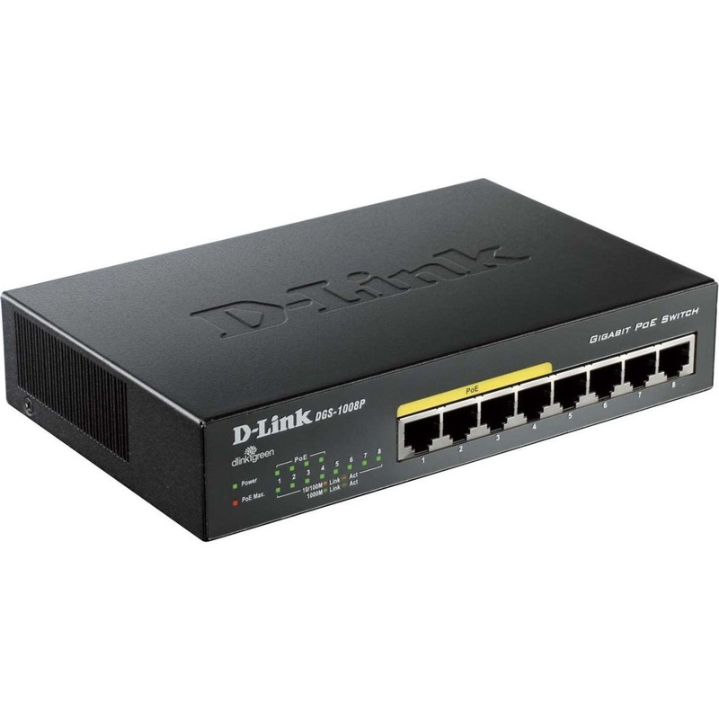 8-PORT 10/100/1000MBPS UNMANAGED SWITCH