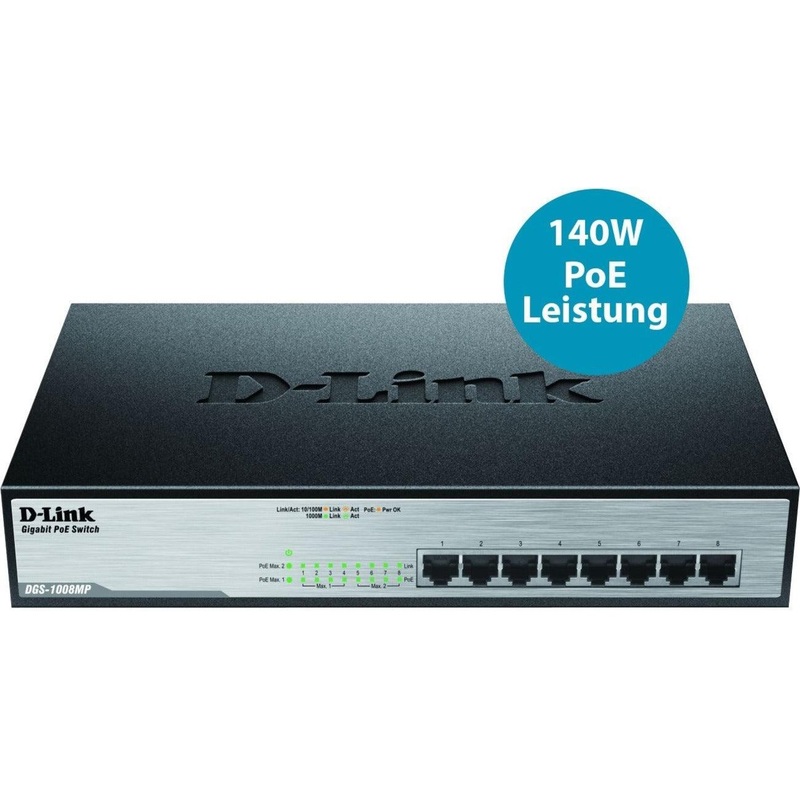8-Port Desktop Gigabit PoE+ Switch