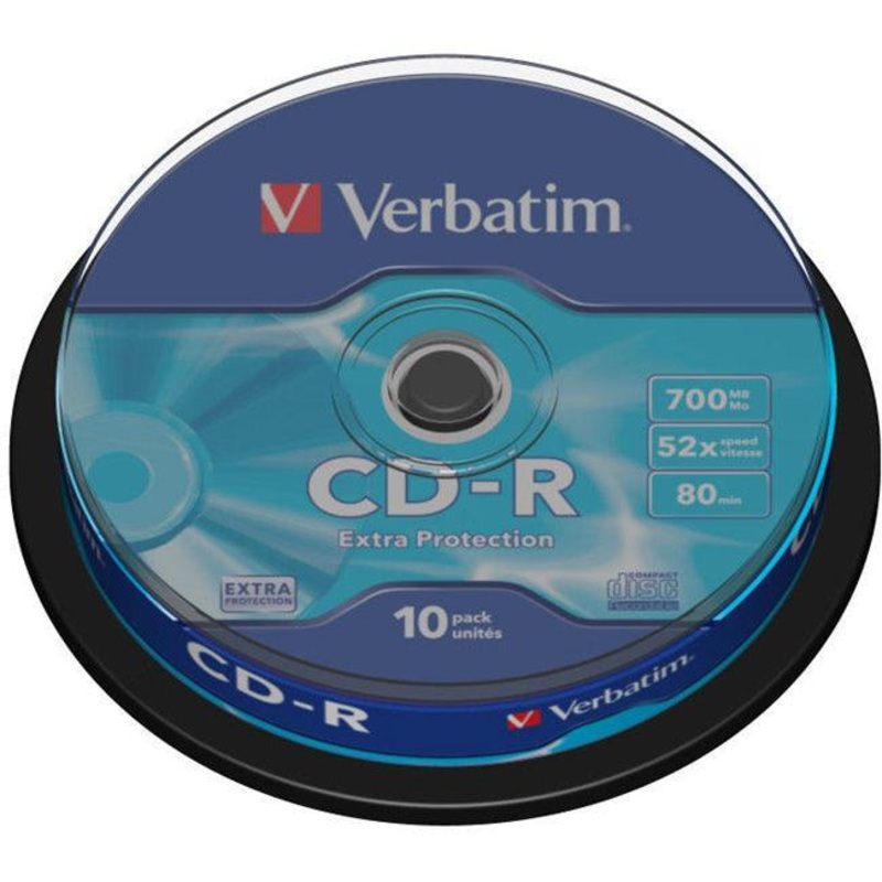 CD-R 700MB 52X 10PK Spindle