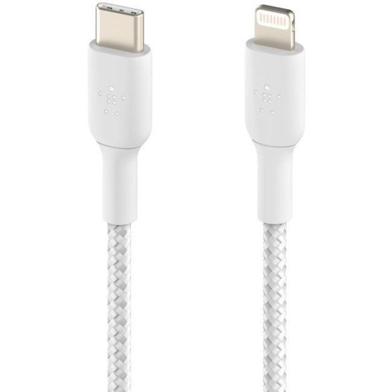 CHARGE USB-C TO LTG BRAIDED CABLE 2M WHT