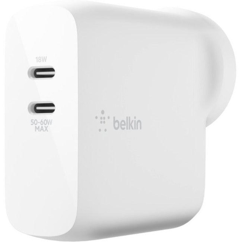 DUAL USB-C GAN WALL CHARGER 68W