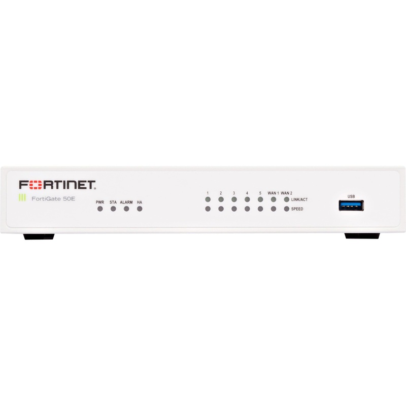 FG-50E 7 x GE RJ45 ports (Including 2 x