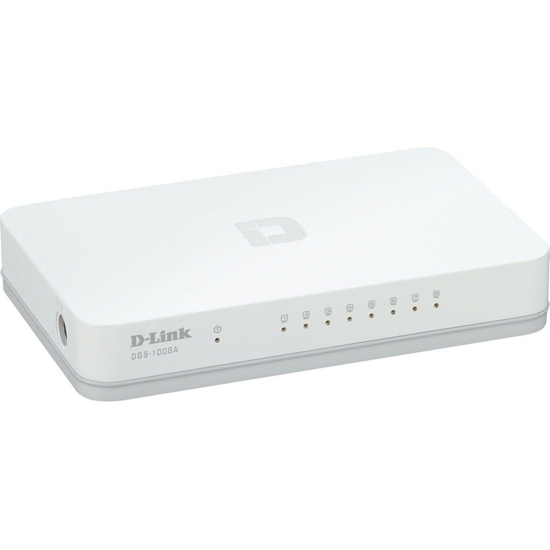 Unmanaged 8-Port 10/100/1000BASE-T Switc