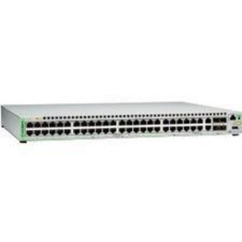 48-port 10/100/1000T PoE+ stackable Swt
