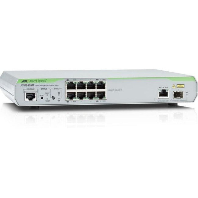 8 X 10/100T PORTS SWITCH WITH 1 X COMBO