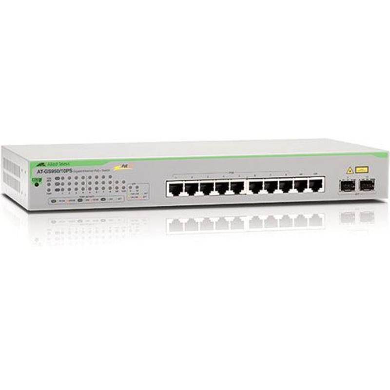 AT 10 Port 10/100/1000T ‘WebSMT’ POE Swt