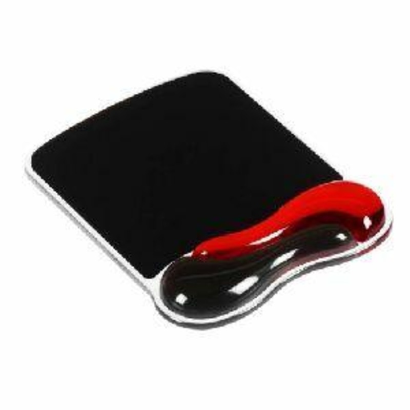 DUO GEL MOUSEPAD WAVE RED/SMOKE