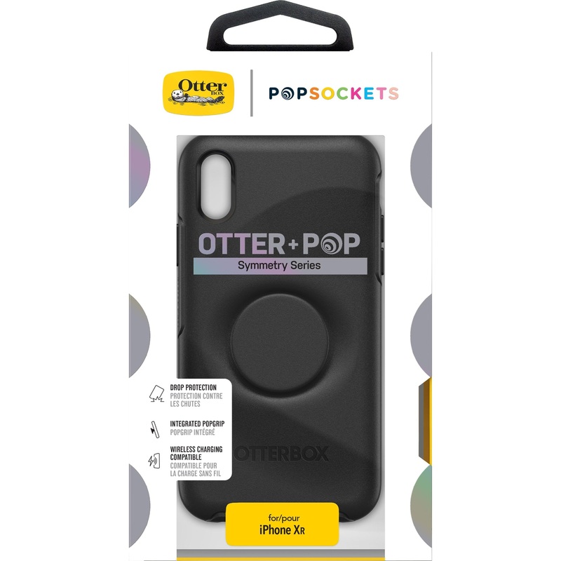 OTTER + POP SYMMETRY IPHONE XR BLACK