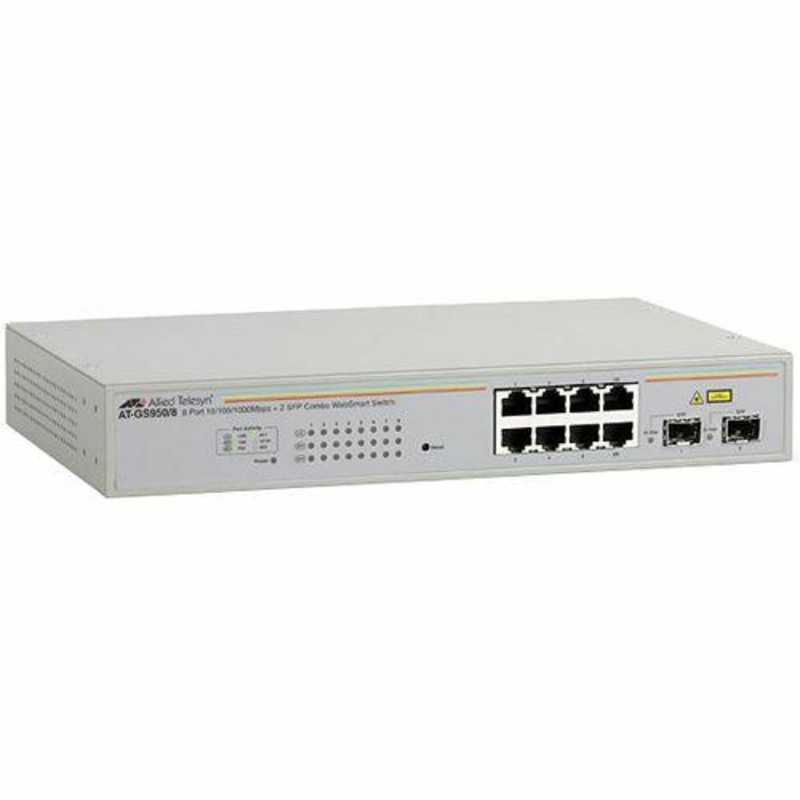 WEB SMART SWITCH 8-PORT 10/100/1000TX W/