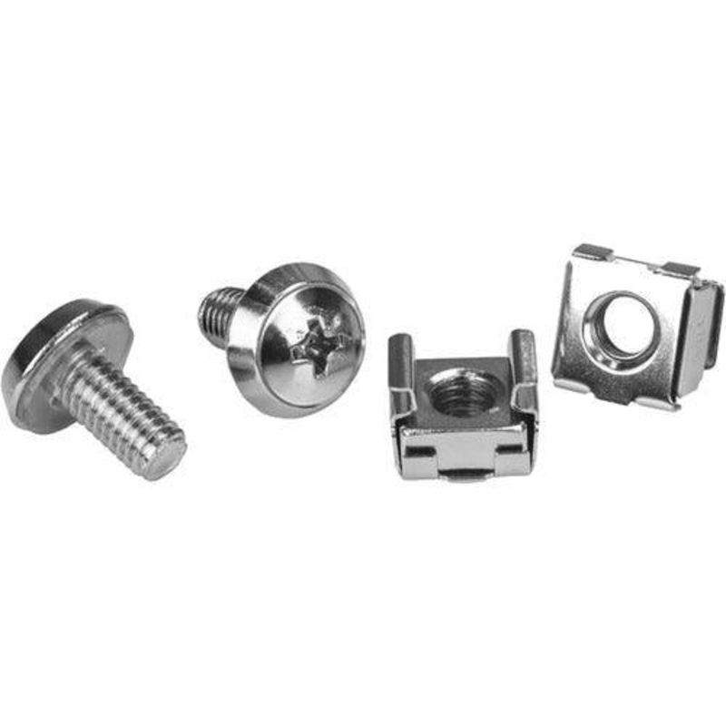100 Pkg M6 Mounting Screws and Cage Nuts
