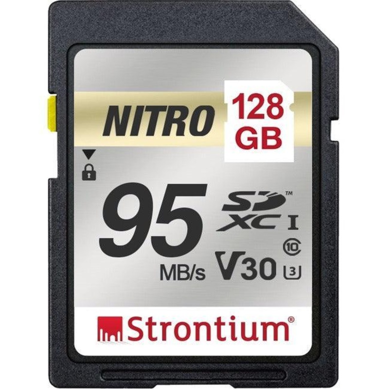 128GB NITRO CLASS 10 SD CARD FOR CAMERA