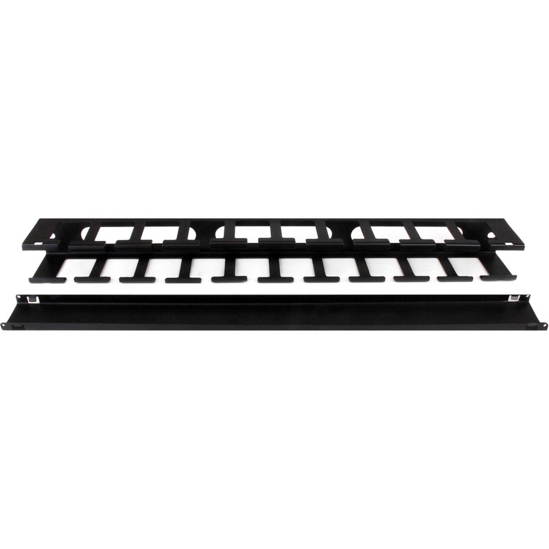 1U Finger Duct Cable Manager w/ Cover