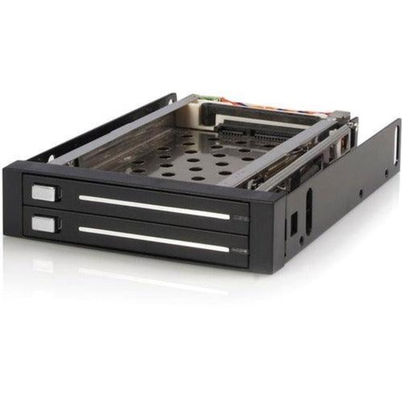 2 Drive 2.5in Trayless SATA Mobile Rack
