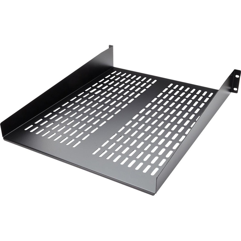 2U 22 Vented Fixed Rack Mount Shelf