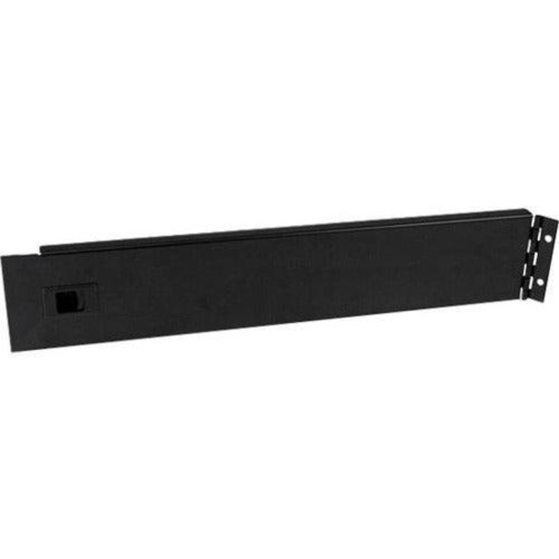 2U Hinged Solid Blank Rack Panel