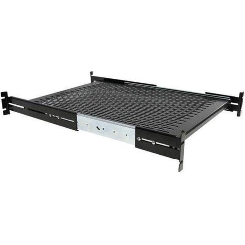 2U Sliding Vented Rack Mount Shelf