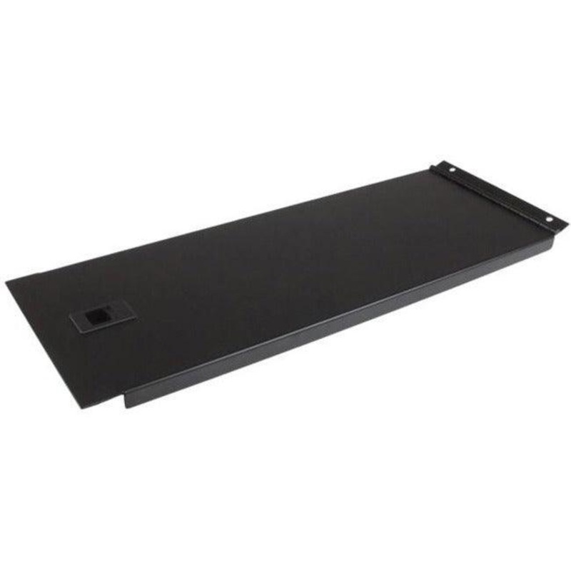 4U Solid Blank Panel with Hinge