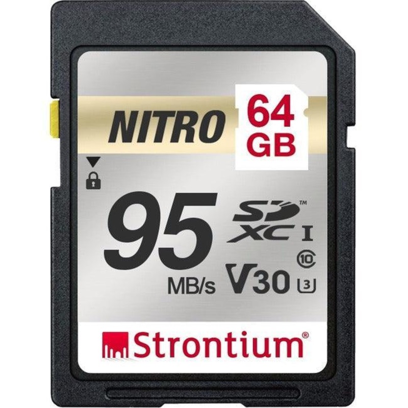 64GB NITRO CLASS 10 SD CARD FOR CAMERA