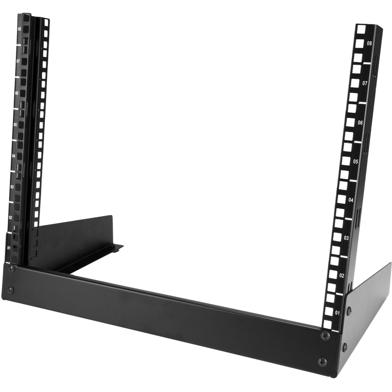 8U DESKTOP RACK – 2-POST OPEN FRAME RACK