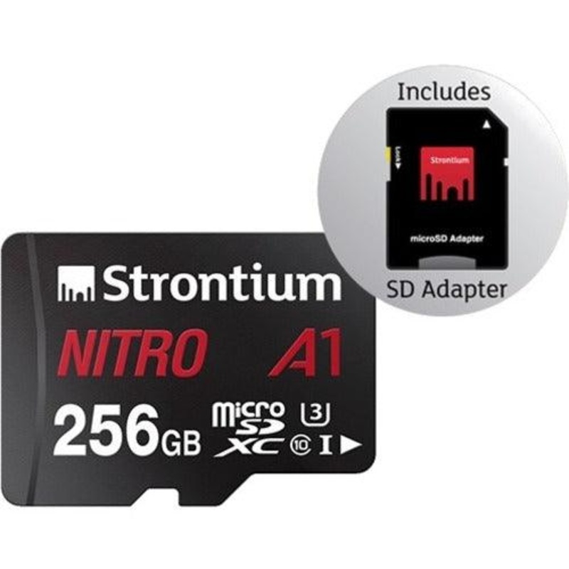 NITRO A1 256GB MICRO SD WITH ADAPTER