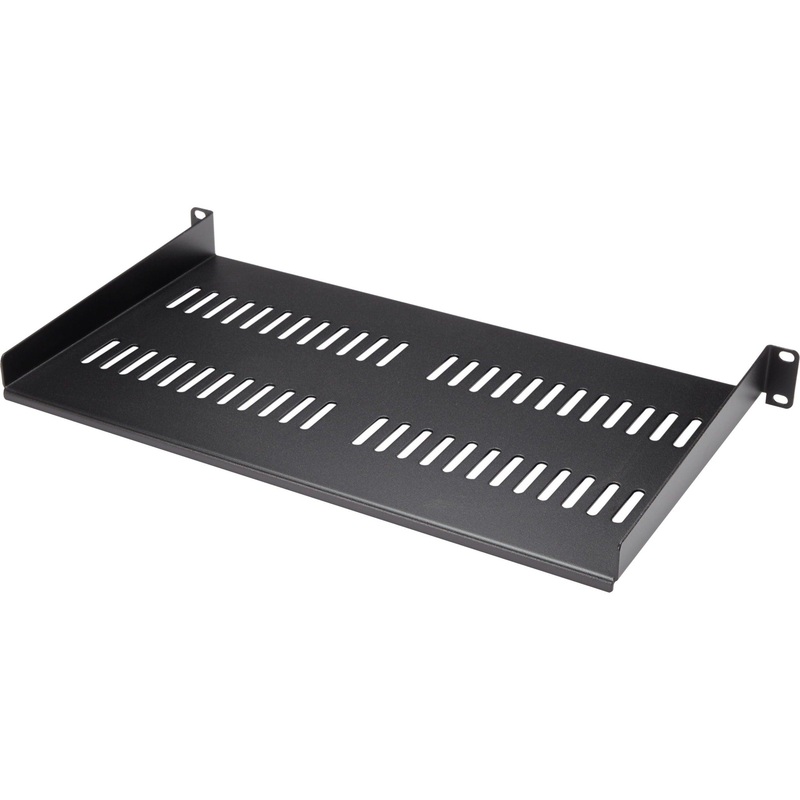 VENTED 1U RACK SHELF – 10IN DEEP