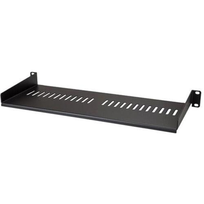 Vented 1U Rack Shelf – 7in Deep