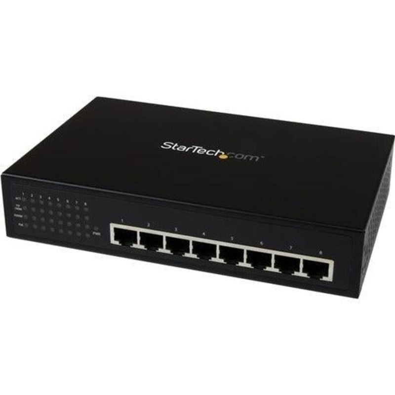 8 Port Industrial Gigabit PoE+ Switch