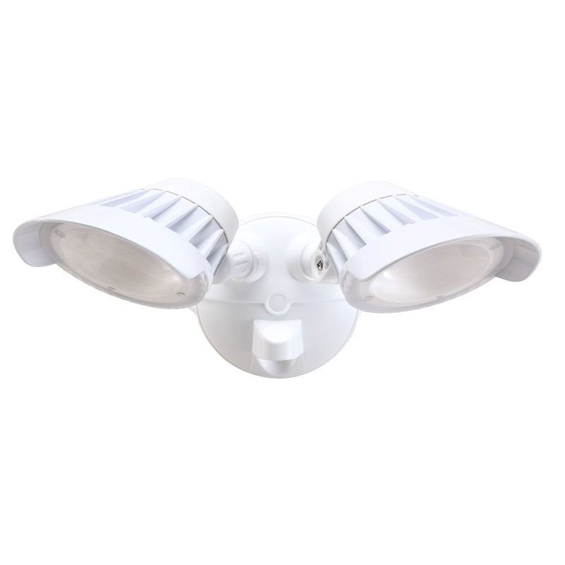 HOUSEWATCH 20W Twin LED Spotlight IP54. 4000 Lumens. Stainless Steel Screws, Colour Temperature  5000K. White Colour.