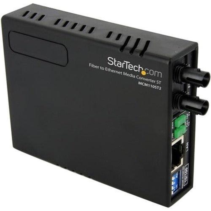 MM FIBER ETHERNET MEDIA CONVERTER ST 2KM