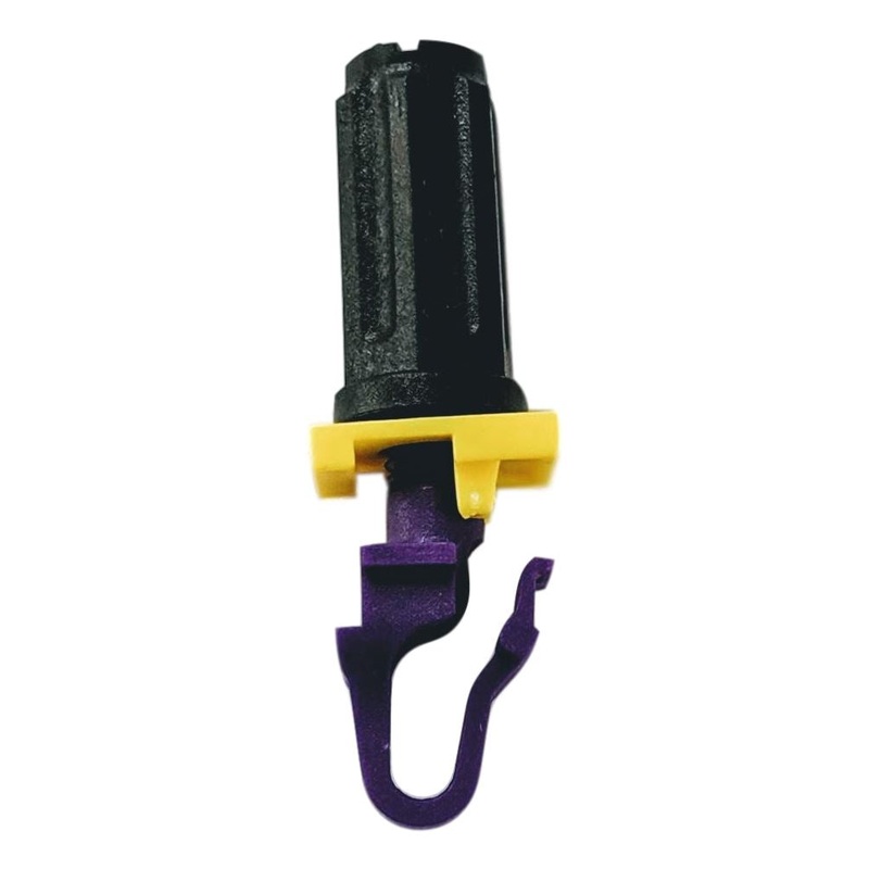 RACKSTUDS Series II 100-pack Purple Smart Rack Mounting System. Universal Replacement for Cage Nuts Used to Mount IT, Pro A/V, Security & Teleco Equipment in 19″. Designed For Rails 2.7-3.2mm Thick.