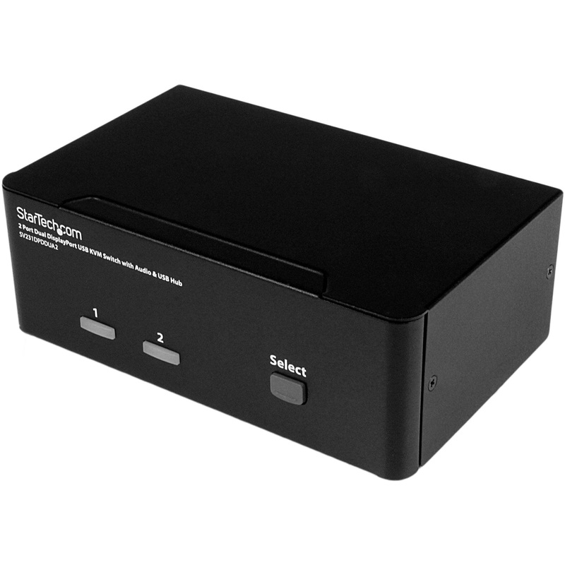 2 Port DisplayPort Dual-Monitor KVM – 4K